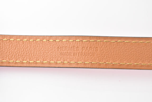 Hermes Belt Vaux Epson Rose Gold