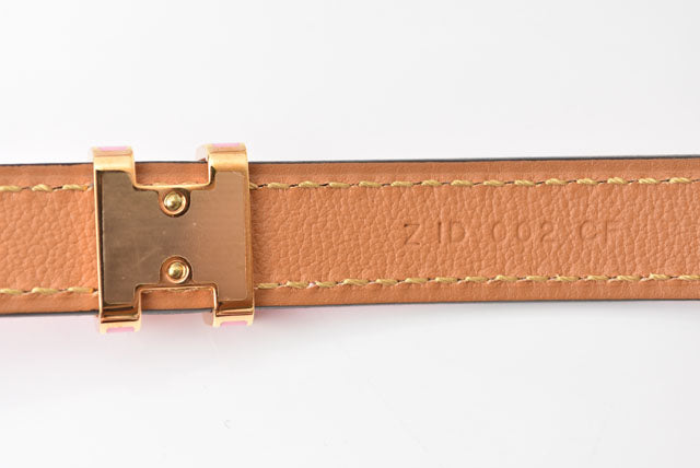 Hermes Belt Vaux Epson Rose Gold