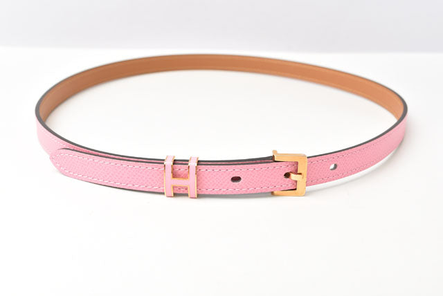 Hermes Belt Vaux Epson Rose Gold