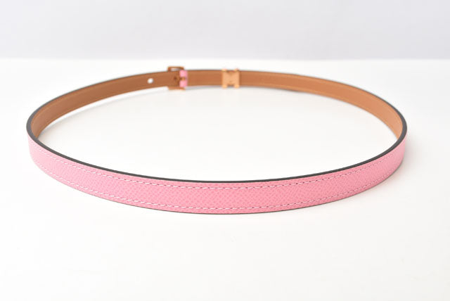 Hermes Belt Vaux Epson Rose Gold