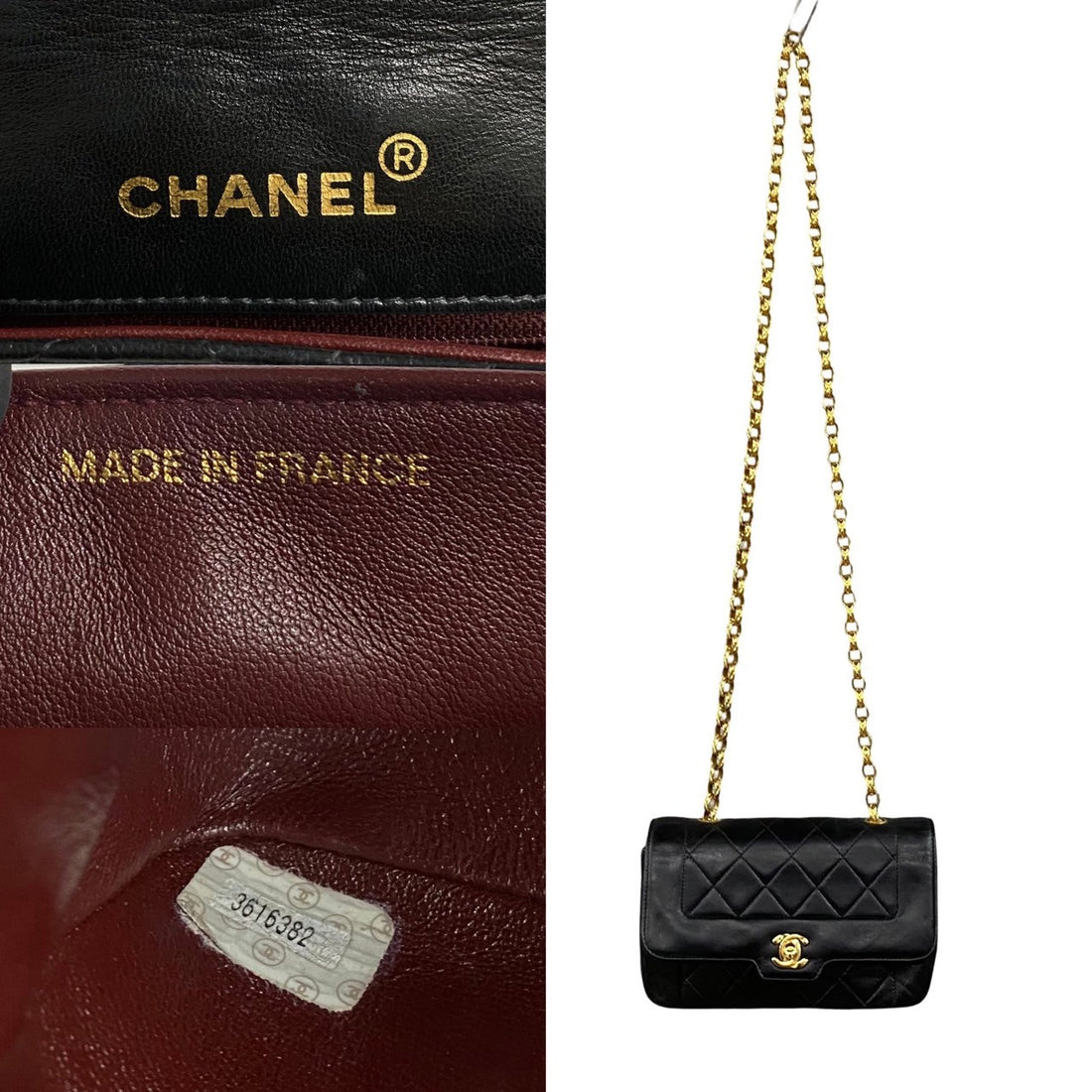 Chanel Diana Flap Crossbody Bag  Leather Crossbody Bag