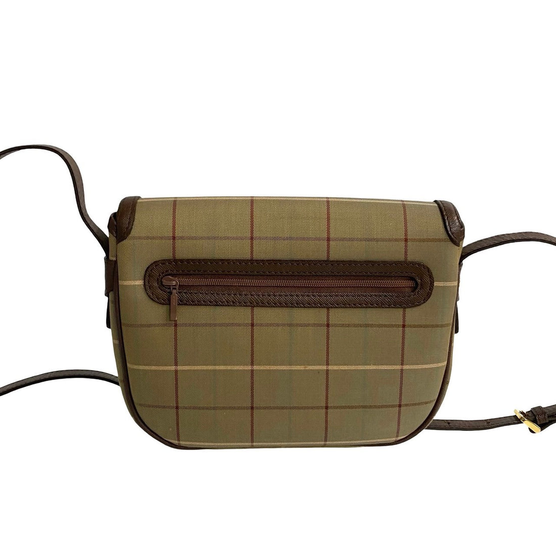 Burberry Check Canvas Crossbody Bag Canvas Crossbody Bag in Very Good Condition