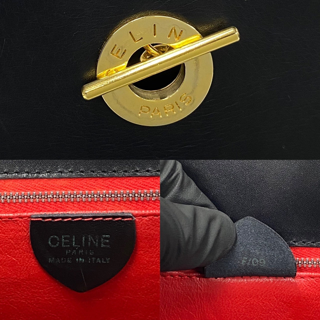 Celine Leather Handbag  Leather Tote Bag in Very Good Condition