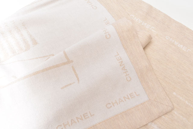 Chanel Reversible Wool Silk Blanket