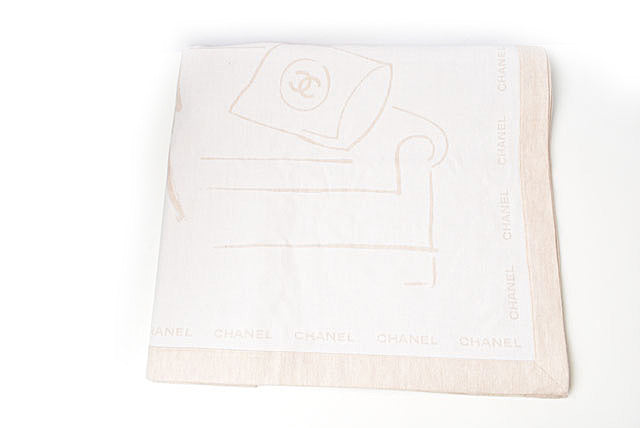 Chanel Reversible Wool Silk Blanket