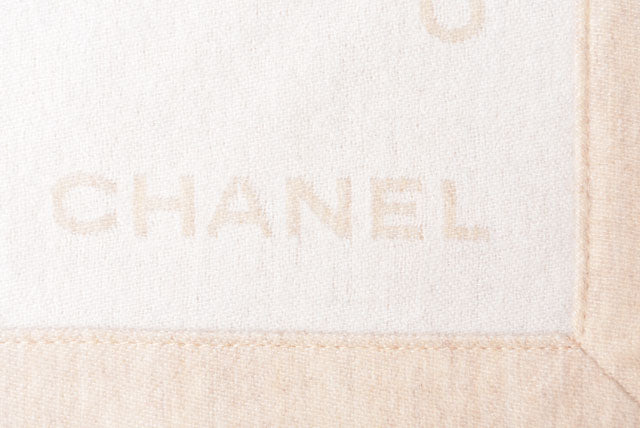 Chanel Reversible Wool Silk Blanket