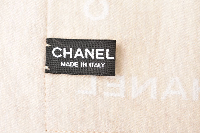 Chanel Reversible Wool Silk Blanket