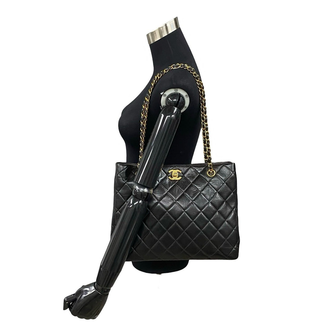 Chanel Matelasse Chain Tote Bag Leather Tote Bag