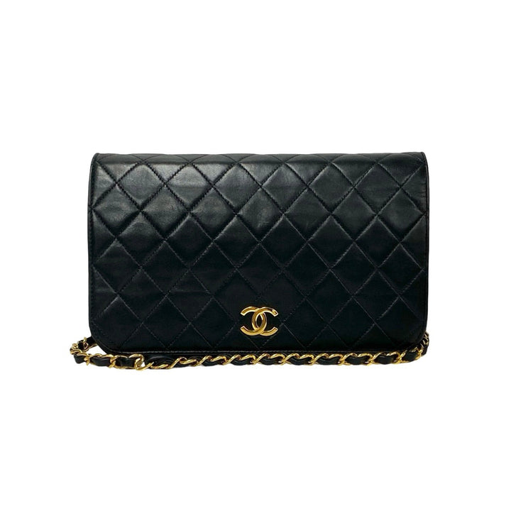 Chanel CC Full Flap Chain Bag  Leather Crossbody Bag in Very Good Condition