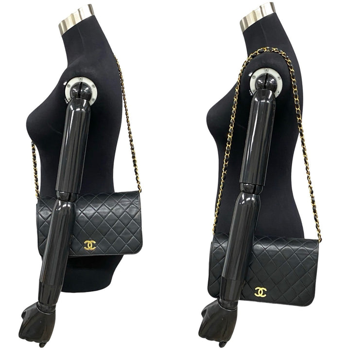 Chanel CC Full Flap Chain Bag  Leather Crossbody Bag