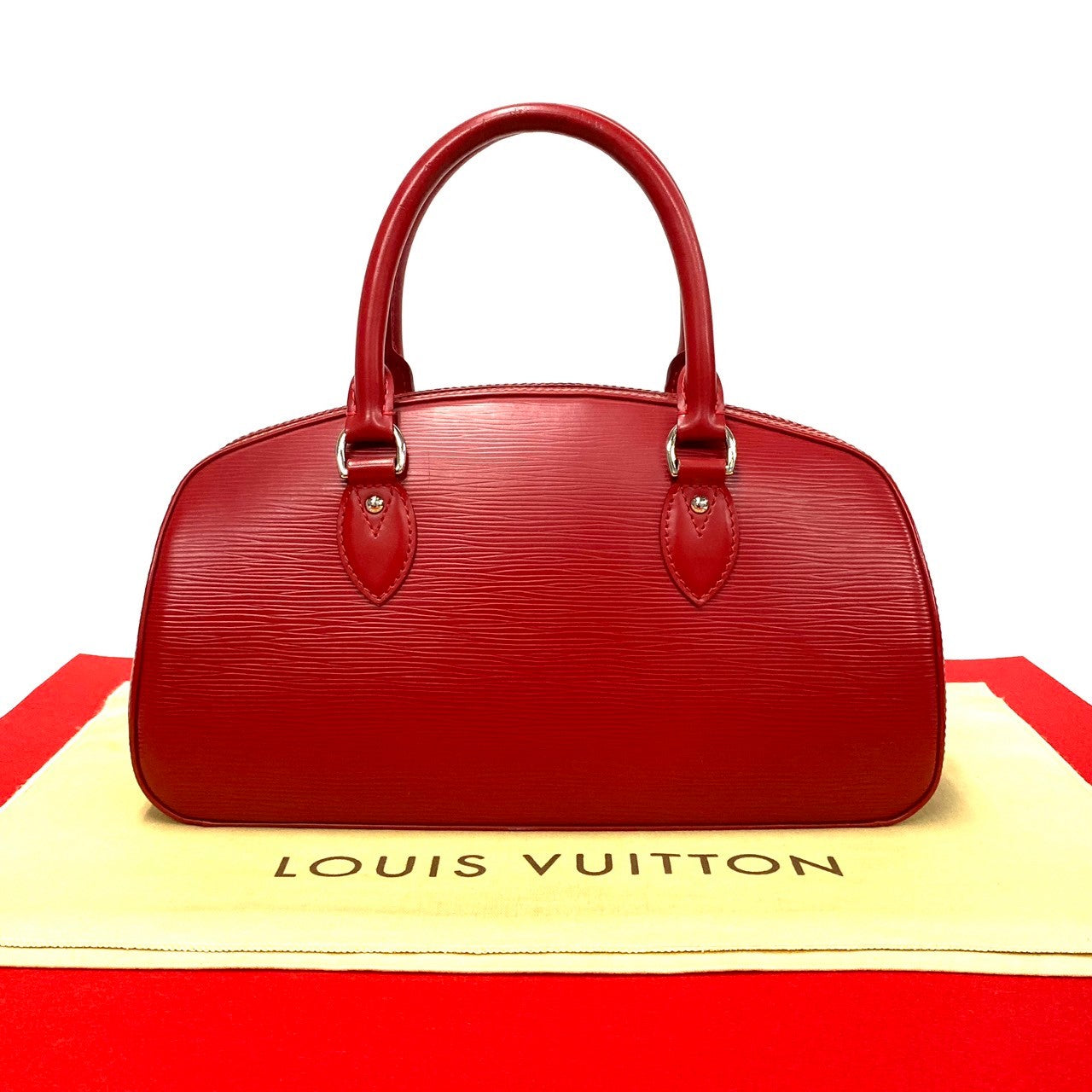 Louis Vuitton Jasmine Leather Handbag M52082 in Very Good Condition