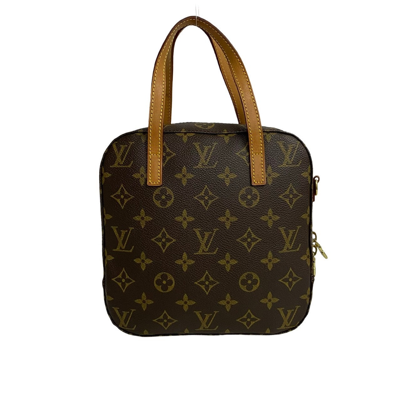 Louis Vuitton Spontini Canvas Handbag M47500 in Very Good Condition