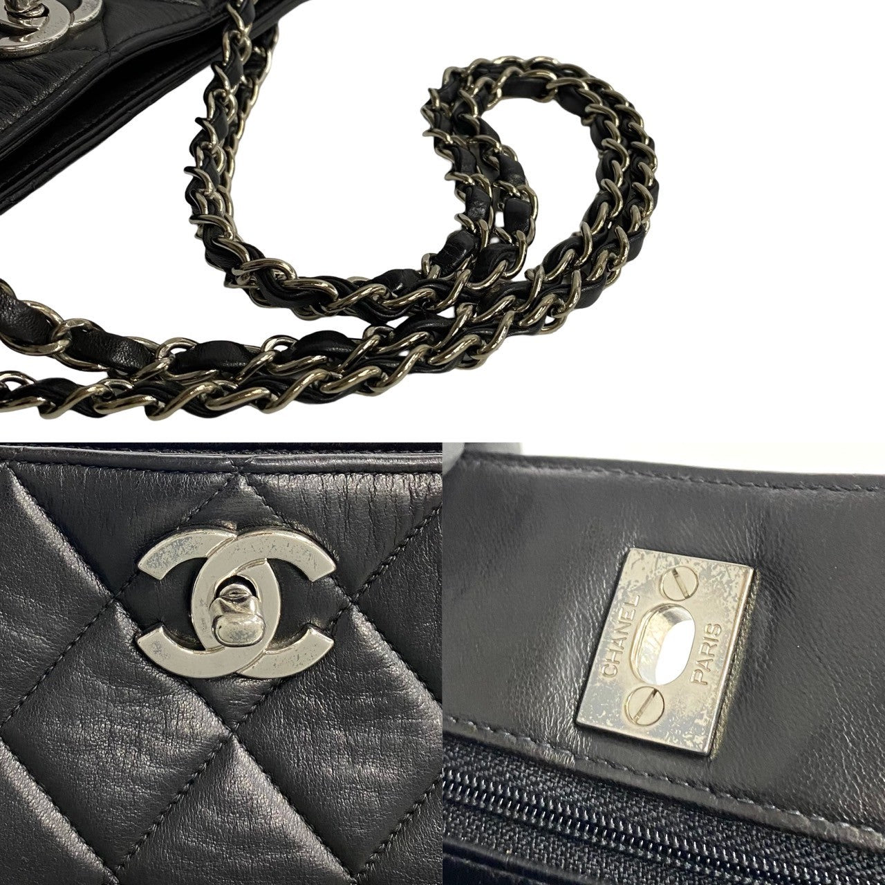 Chanel CC Matelasse Tote Bag  Leather Tote Bag in Very Good Condition