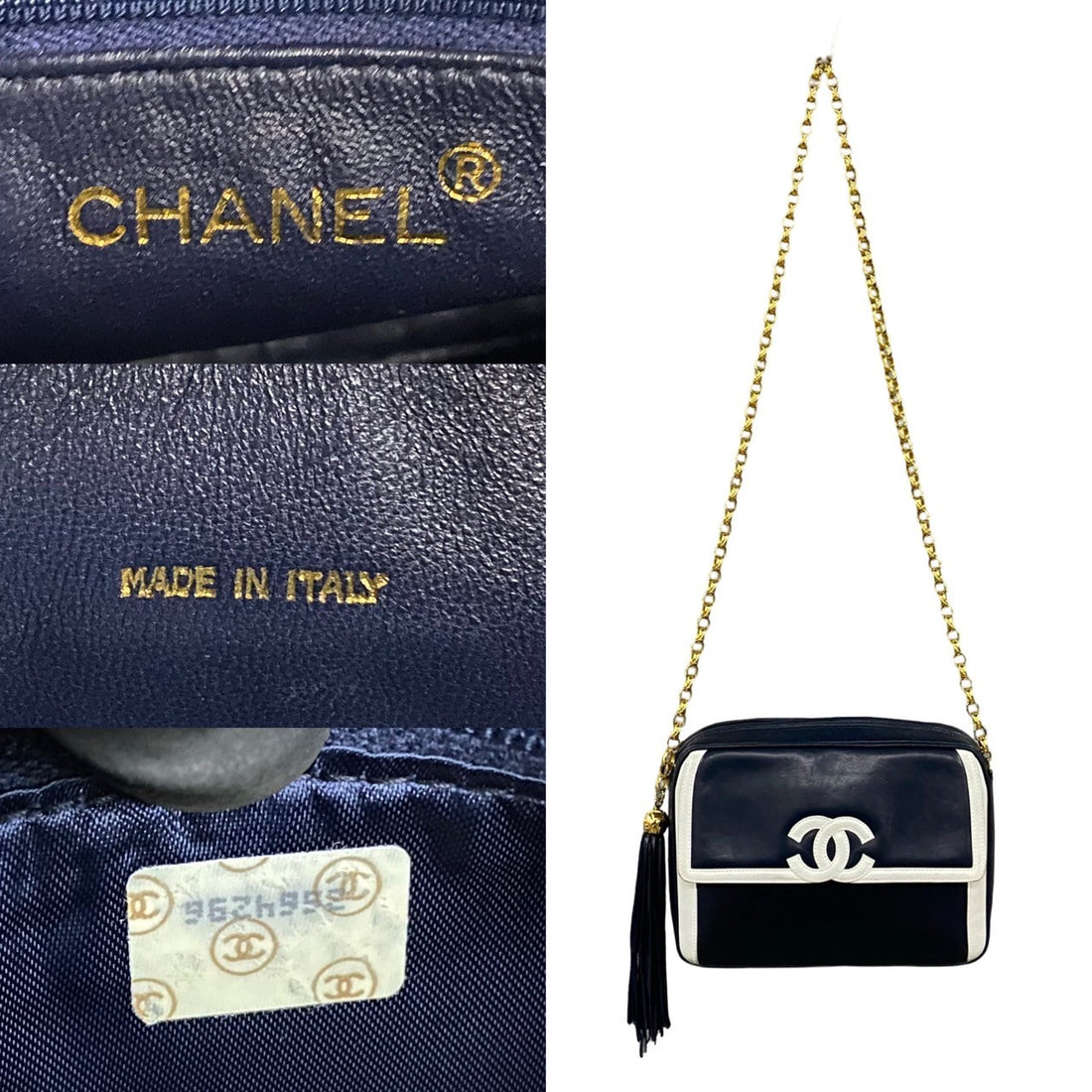 Chanel CC Flap Camera Bag Leather Crossbody Bag in Very Good Condition