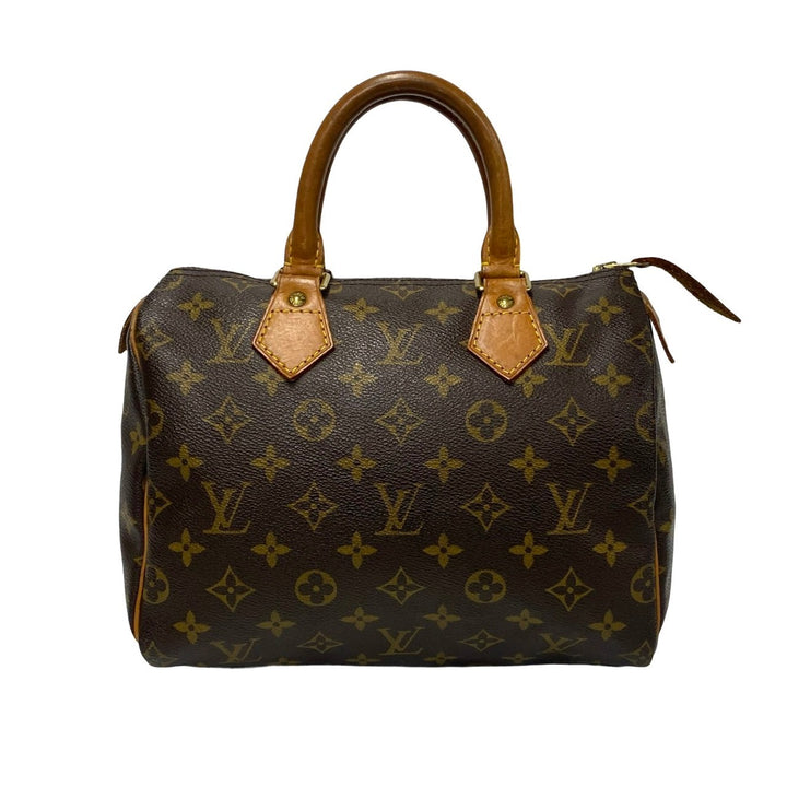 Louis Vuitton Speedy 25 Canvas Handbag M41109 in Very Good Condition