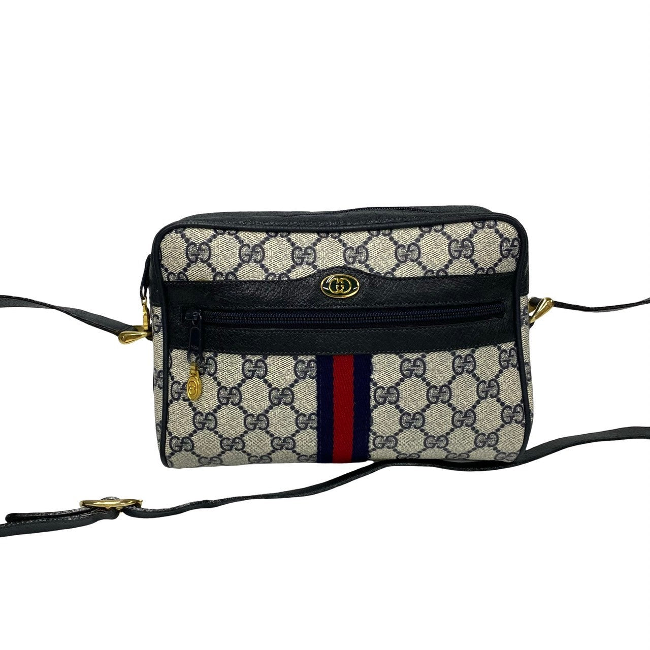 Gucci GG Supreme Crossbody Bag Canvas Crossbody Bag in Very Good Condition