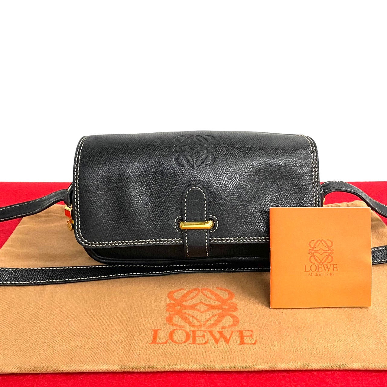 Loewe Leather Crossbody Bag Leather Crossbody Bag in Very Good Condition