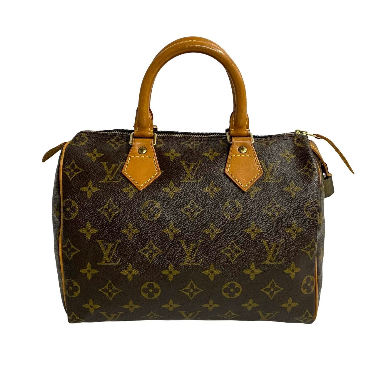 Louis Vuitton Speedy 25 Canvas Handbag M41528 in Very Good Condition