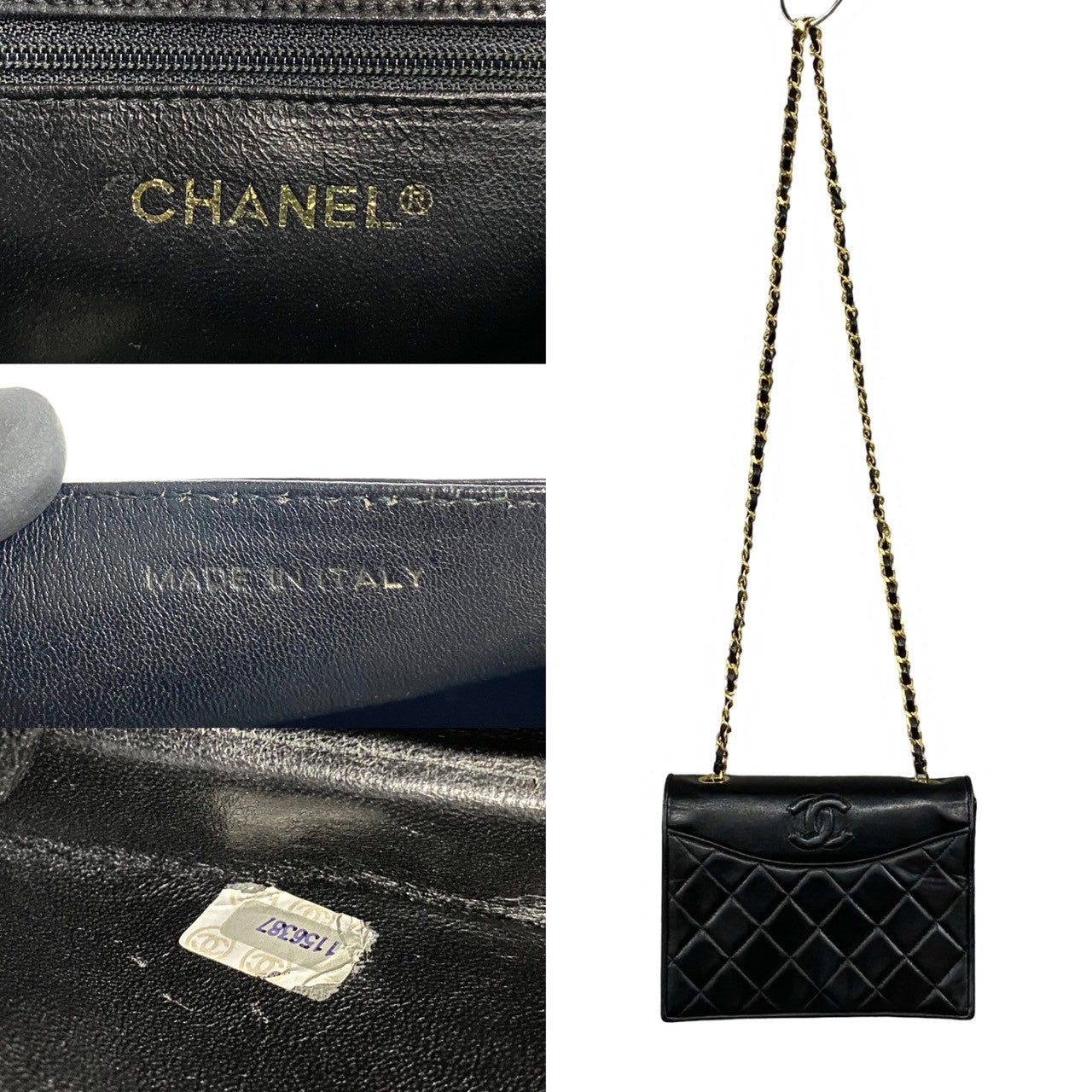 Chanel CC Full Flap Crossbody Bag  Leather Crossbody Bag in Very Good Condition