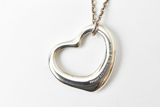 Tiffany & Co. Elsa Peretti Silver Heart Necklace/Pendant