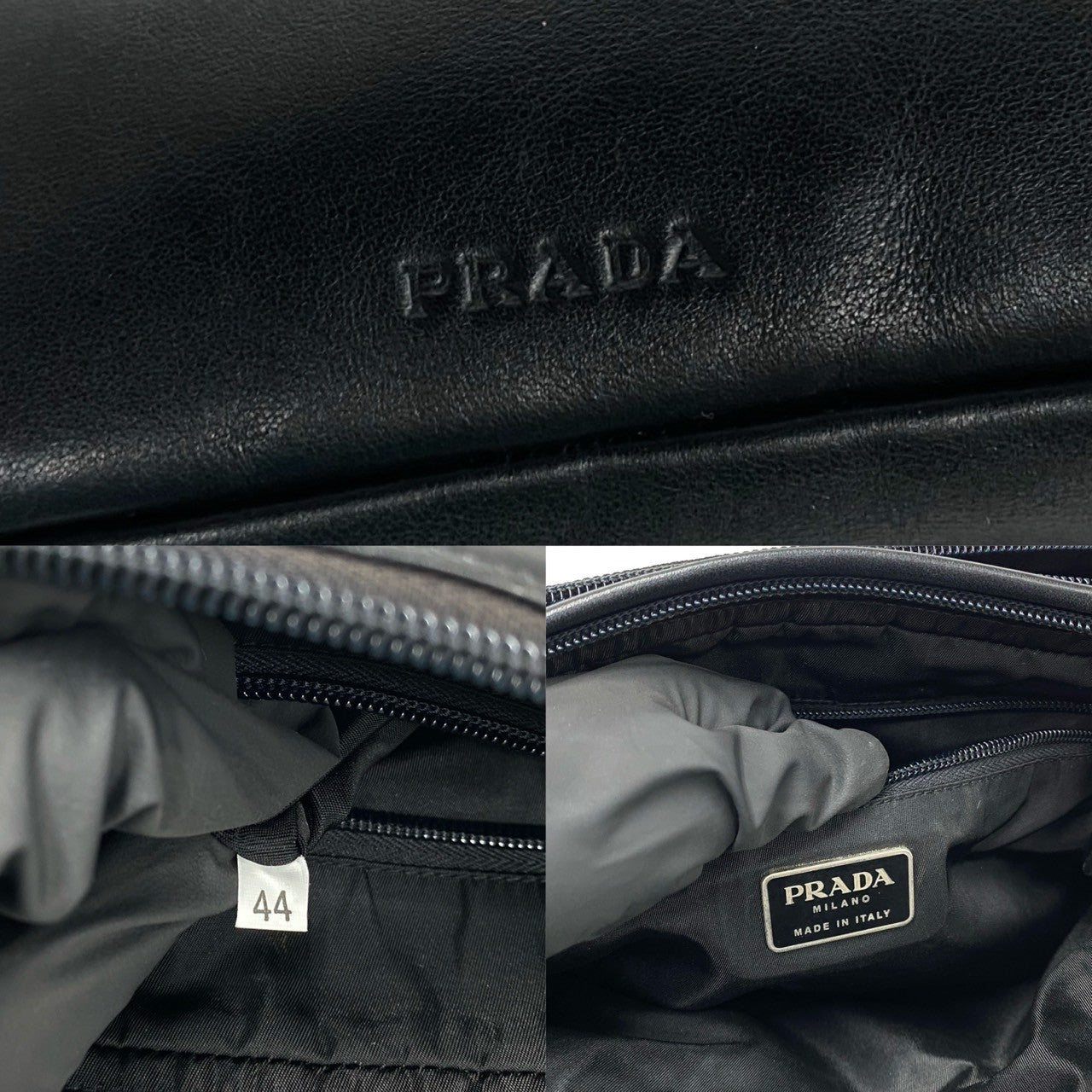 Prada Leather Body Bag Leather Belt Bag in Very Good Condition