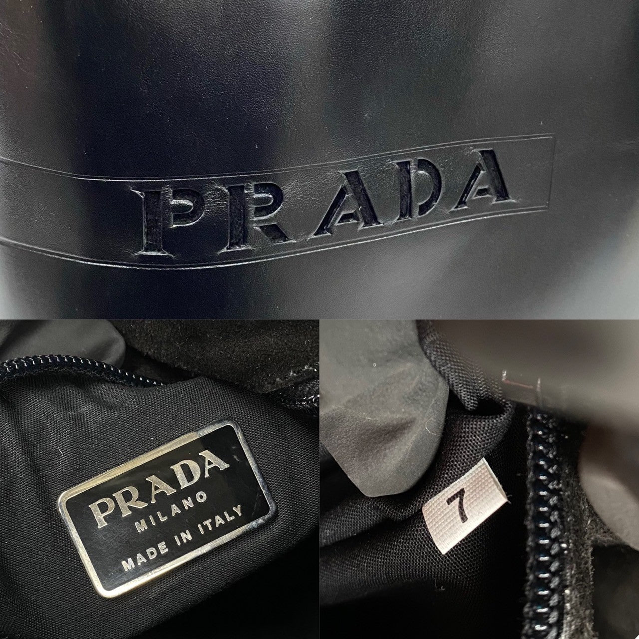 Prada Leather Mini Tote Bag Leather Tote Bag in Very Good Condition