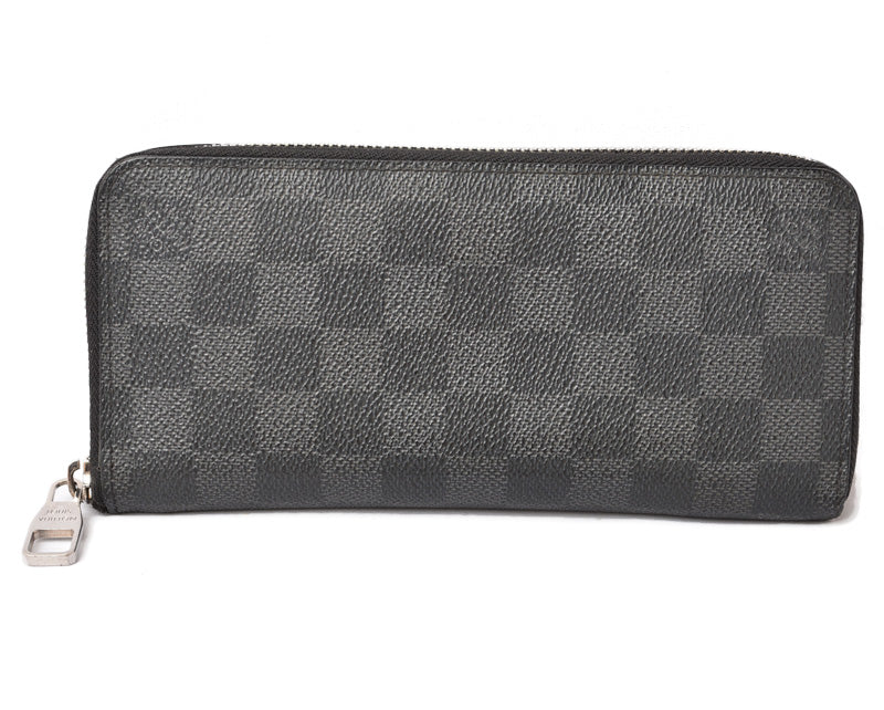 Louis Vuitton Damier Graphite Canvas Long Wallet N63095 in Great Condition