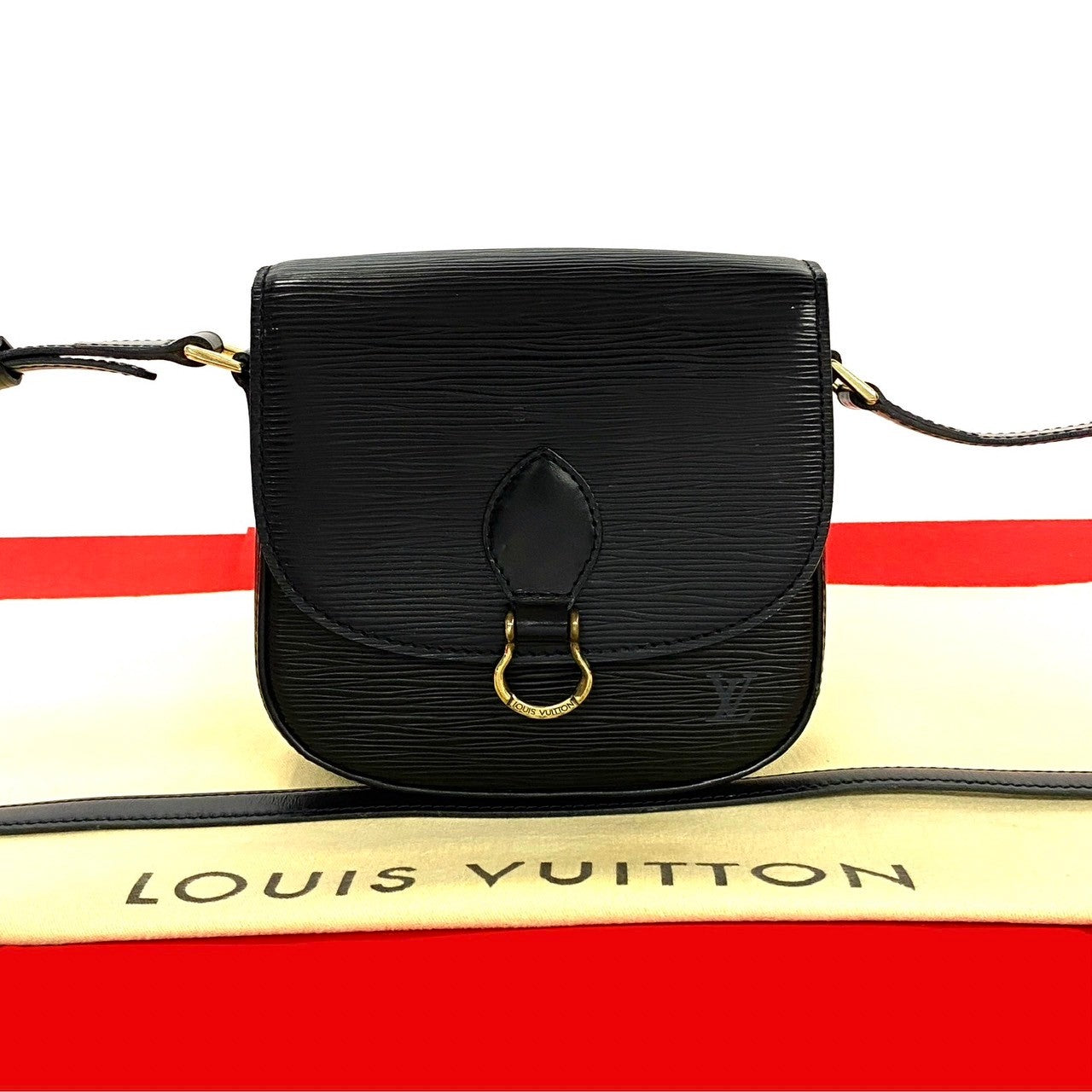 Louis Vuitton Mini Sac Noir Leather Crossbody