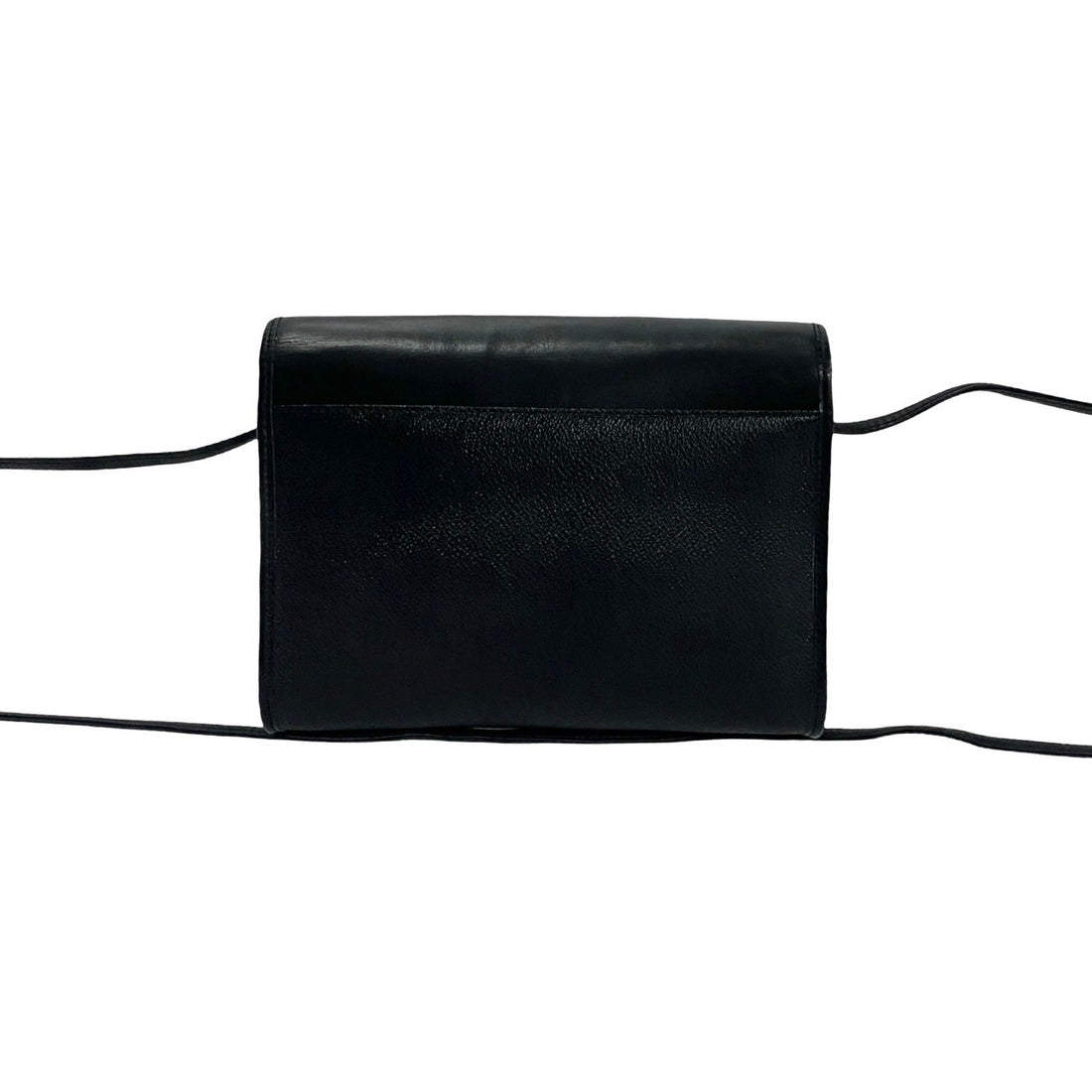 Christian Dior Leather Shoulder Bag Black