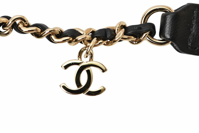 Chanel Leather Belt Bag Chain Pouch