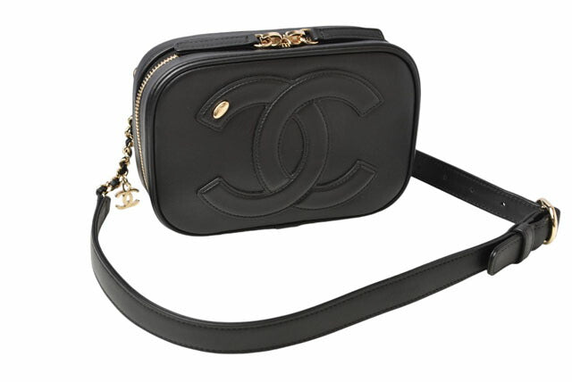 Chanel Leather Belt Bag Chain Pouch