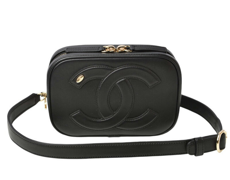 Chanel Leather Belt Bag Chain Pouch