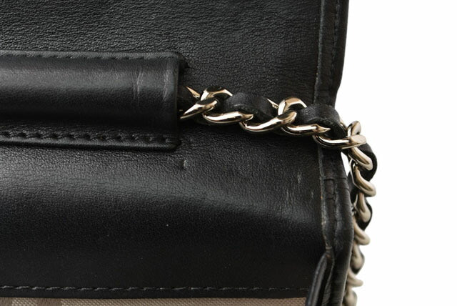 Chanel Chain Wallet Long Wallet Black