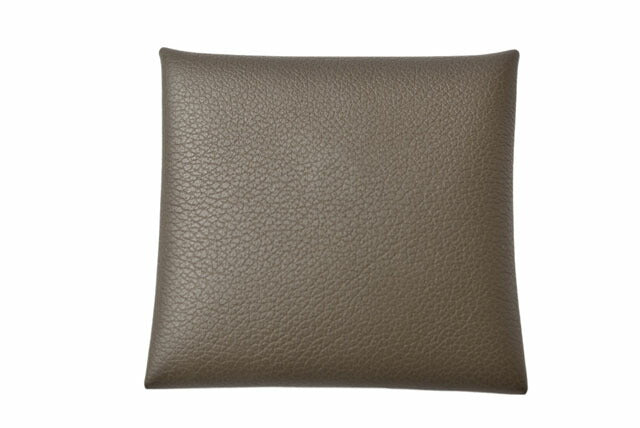 Hermes Chevre Coin Case Dark Brown