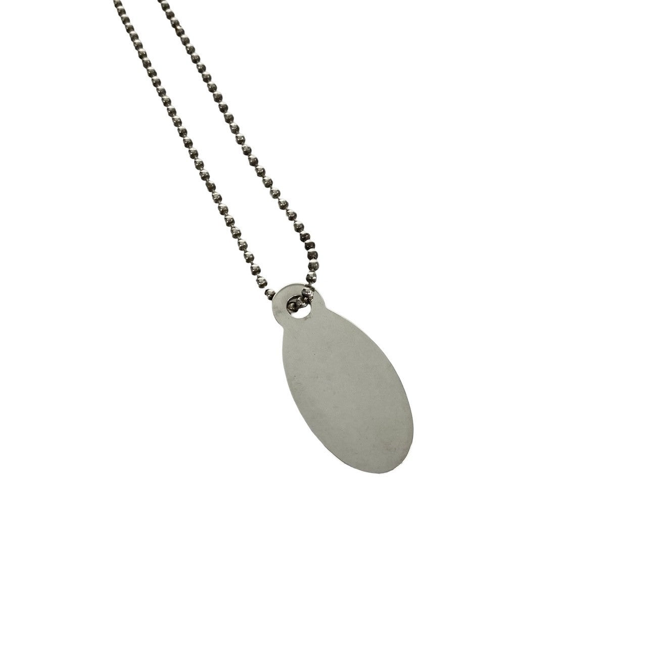 Tiffany & Co Silver Oval Necklace