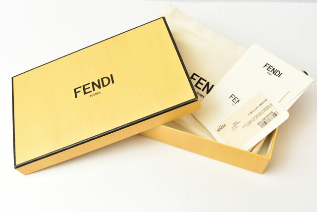 Fendi Zucca Pattern Long Wallet 8M0299 in Pristine Condition