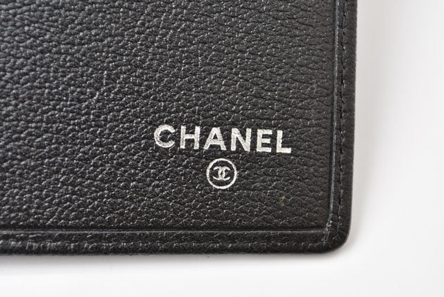 Chanel Camellia Lambskin Compact Wallet