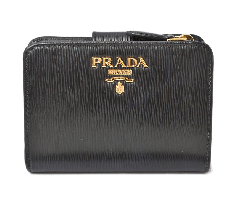 Prada Leather Bifold Wallet 1ML018