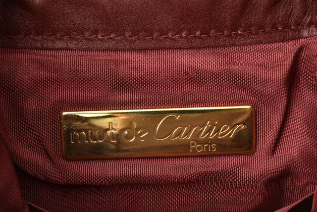 Cartier Leather Vintage Shoulder Bag