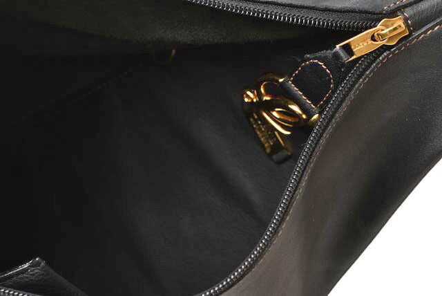 Loewe Anton Leather Backpack Black