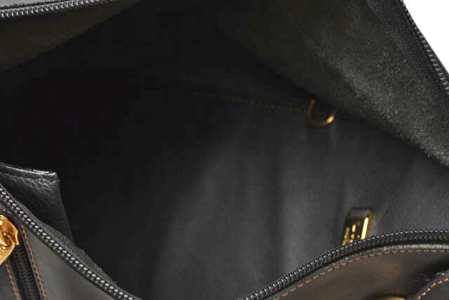 Loewe Anton Leather Backpack Black