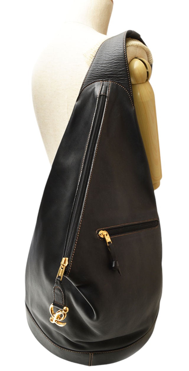 Loewe Anton Leather Backpack Black