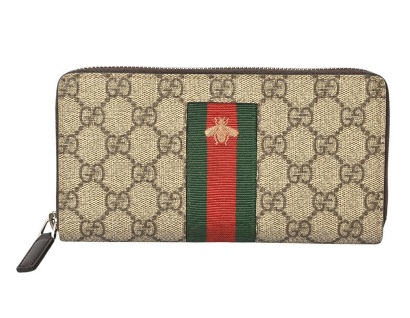 Gucci GG Supreme Canvas Long Wallet