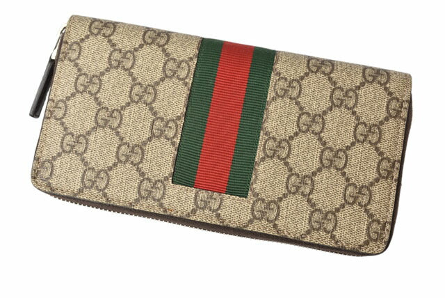 Gucci GG Supreme Canvas Long Wallet