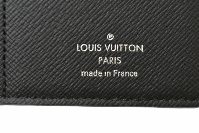 Louis Vuitton Epi Leather Card Case LV Circle Organizer Noir M67904