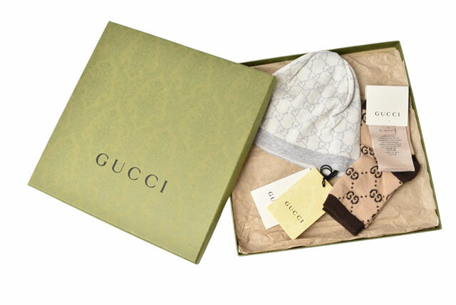 Gucci Baby Knit Hat/Socks Set