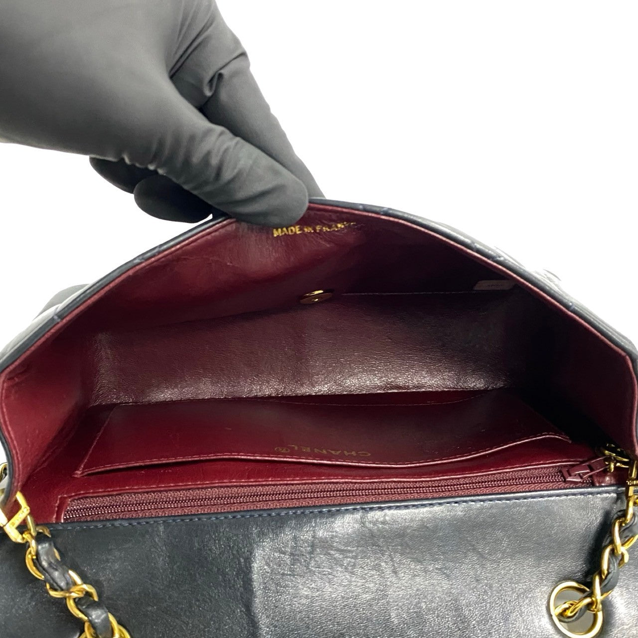 Chanel Diana Flap Lambskin Shoulder Bag