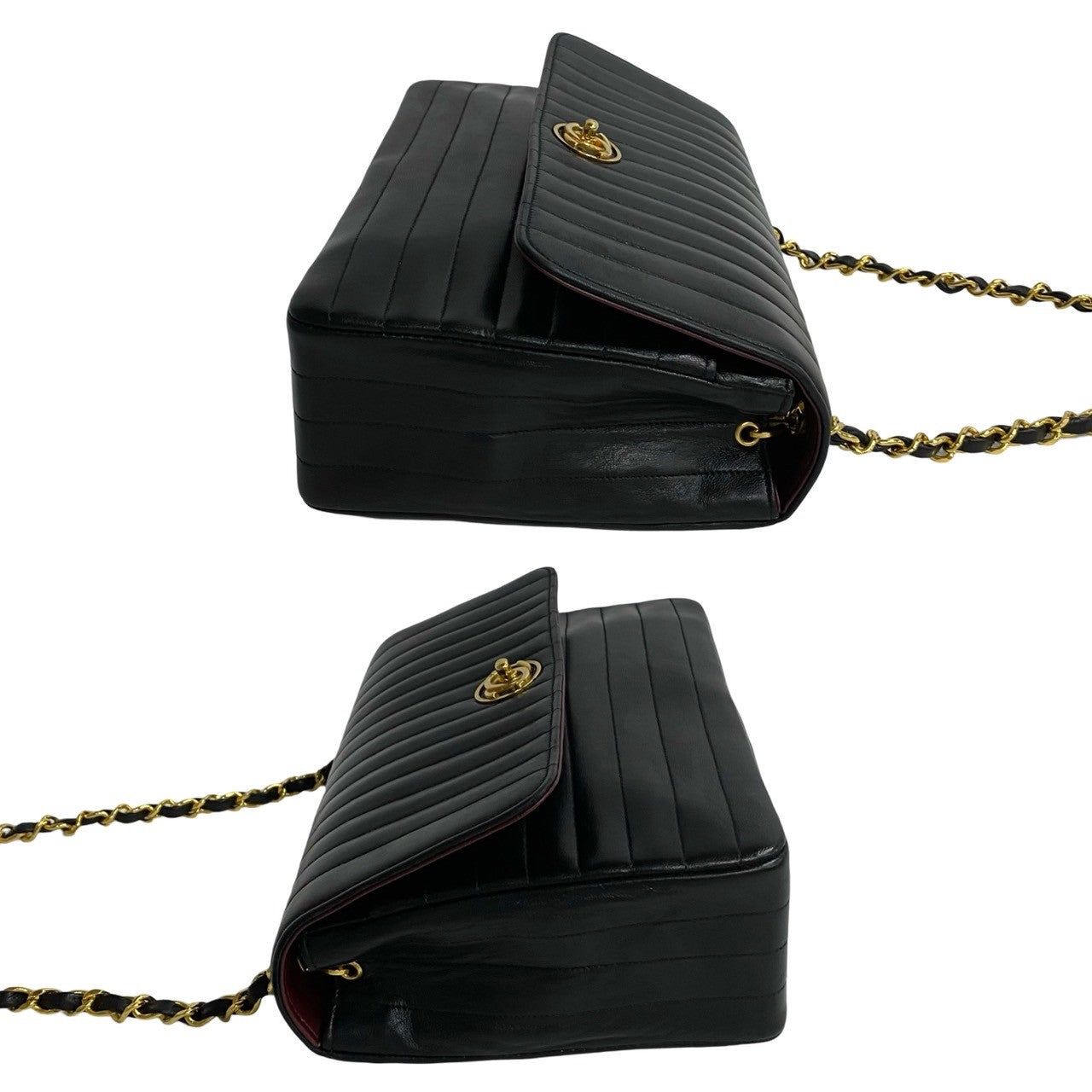 Chanel Lambskin Mademoiselle Chain Shoulder Bag