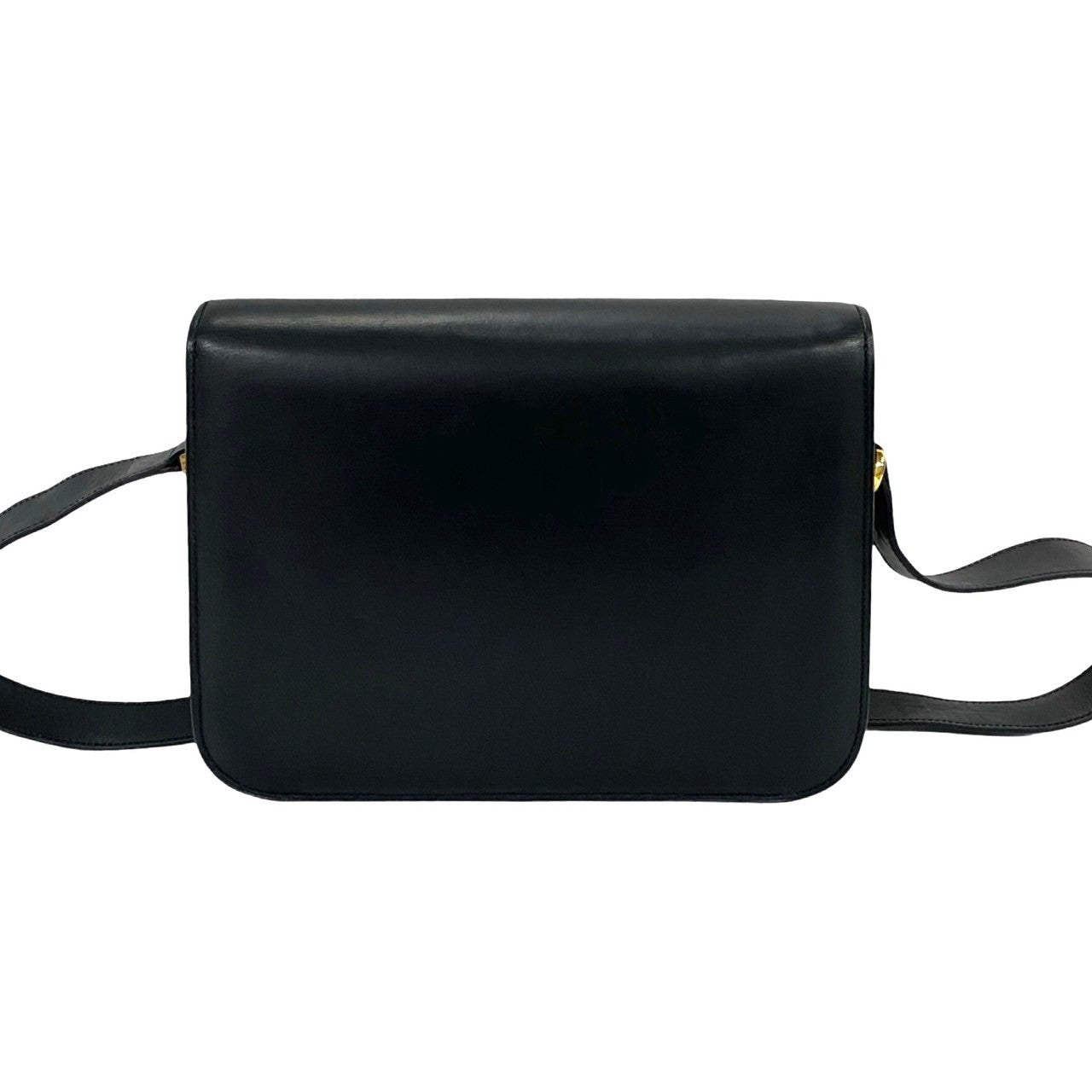 Celine Leather Shoulder Bag Black