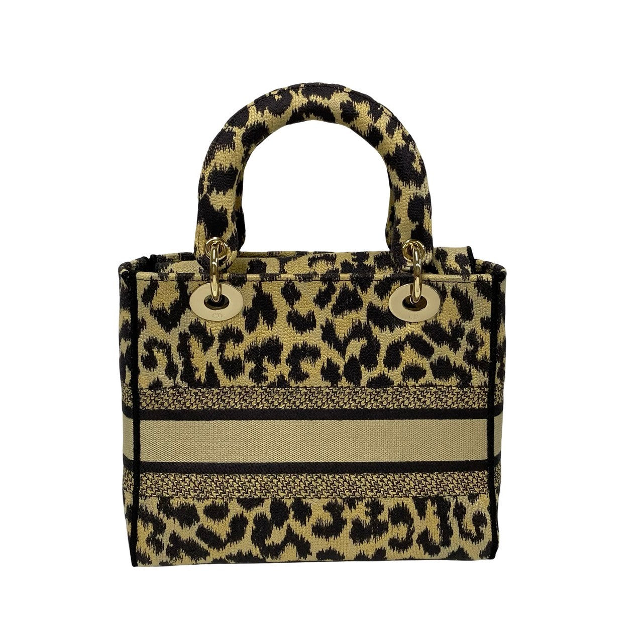 Dior Lady D-Lite Medium Leopard Canvas Bag